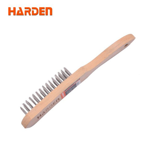 ESCOBILLA 4 FILAS DE CERDAS METALICAS 40CM HARDEN