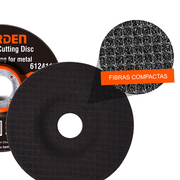 Disco de Desbaste para Metal 115 x 6.0 x 22.2 mm - HARDEN