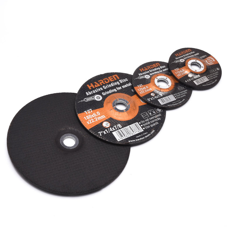 Disco de Desbaste para Metal 180 x 6.0 x 22.2 mm - HARDEN