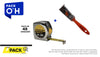 Pack 48 unidades HUINCHA 8.0 MTS. X 1 (33-428S/HT) + Brocha