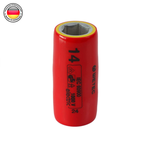 SOQUETE PARA DADO 14MM 1/2″. AISLADO