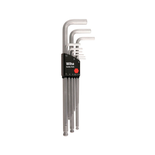 Set de 9 llaves allen en L. soporte simple