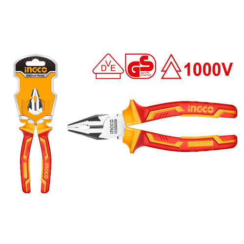 ALICATE INGCO UNIVERSAL ELECTRICISTA AISLADO 1000V 7" # HICP28188