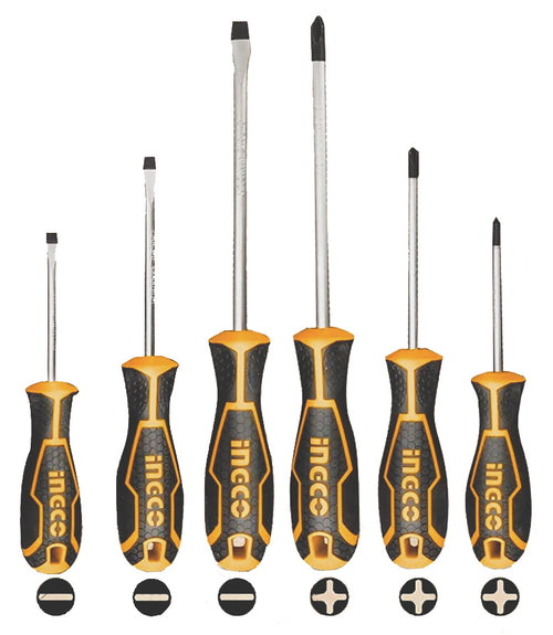 ATORNILLADOR INGCO MAGNETICO JGO. 6 PZAS # HKSD0628