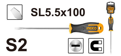 ATORNILLADOR INGCO CARPINTERO 5.5 x100 MM # HS685100(OF)
