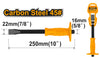 CINCEL INGCO CON GRIP 7/8" x 10" # HCCL082210