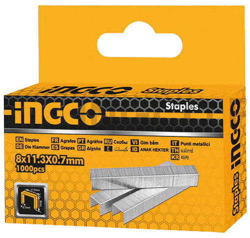 GRAPA INGCO 5/16" (8 MM) CAJA 1.000 PZAS # STS0108