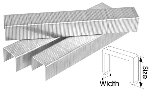 GRAPA INGCO 7/16" ANCHO 0.7 MM CAJA 1.000 PZAS # STS0112