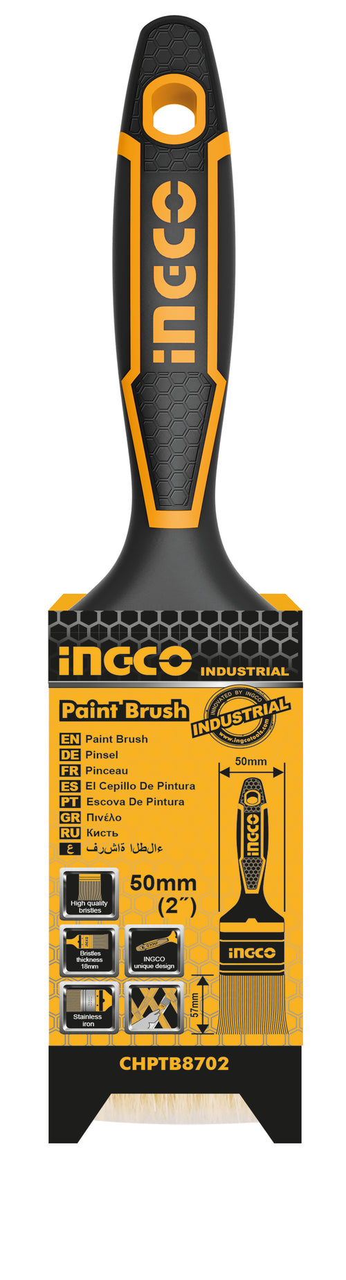 BROCHA INGCO MANGO PLASTICO 2.5" # CHPTB8725