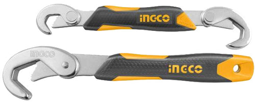 LLAVE AJUSTABLE INGCO PARA TUERCAS - JGO 2 PZAS # HBWS110808(OF)