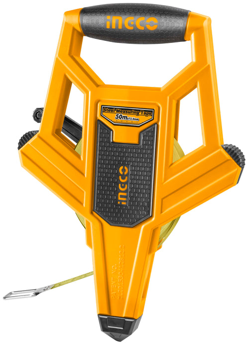HUINCHA INGCO AGRIMENSOR ACERO 50MTS X 12.5MM (MM-PUL) #HSMT8550