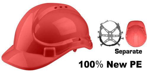 CASCO INGCO DE SEGURIDAD ROJO # HSH210