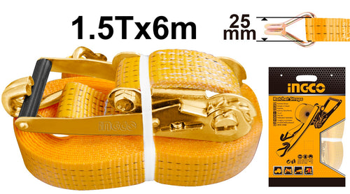 ESLINGA INGCO 6 MT X 25 MM CARGA MAXIMA 1.500 KG. # HRSP262