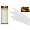 SILICONA INGCO EN BARRAS DE 20 CMS. JGO.6 PCS. # AKTGS2061
