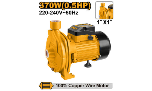 BOMBA DE AGUA CENTRIFUGA INGCO 370 WATTS - 0.5 HP # CPM3708