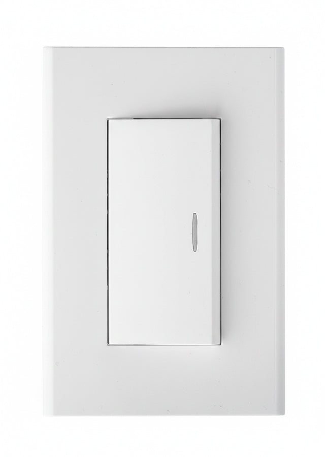 Modulo interruptor simple blanco Blanco