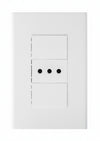 Modulo tomacorriente simple 10A blanco Blanco