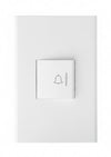 Modulo pulsador timbre blanco Blanco