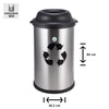 BASURERO ACERO INOXIDABLE 50 LTS SOIN