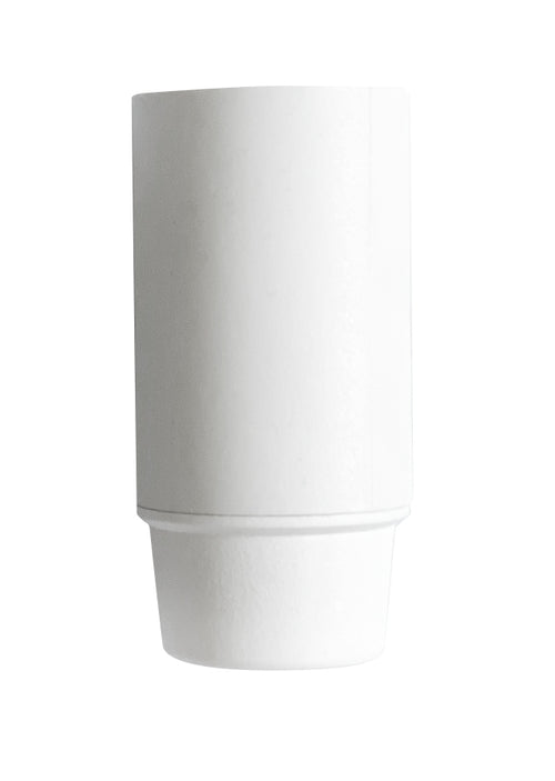 Portalampara E14 plastico bornera Blanco