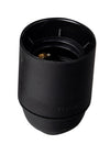 Portalampara plastico presion Negro