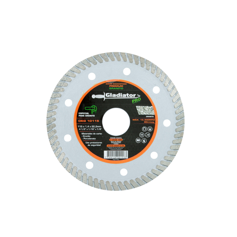 DISCO CORTE GRANITO 4 1/2" x 1.2mm DEG 10115