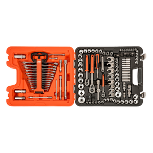 Juego de Dados Chicharras y Llaves combinadas de 138 piezas BAHCO