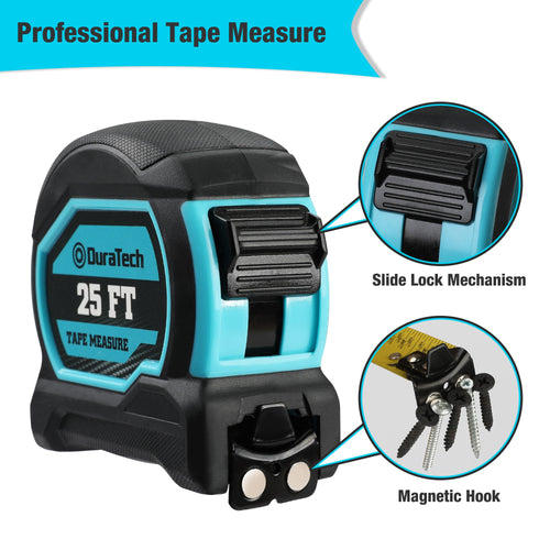 Cinta de medir Duratech 7,5 M punta magnética