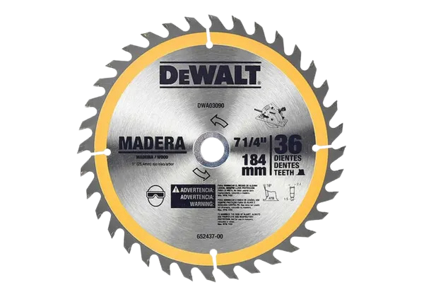 Disco Sierra de 7 1/4 36 dientes - DEWALT