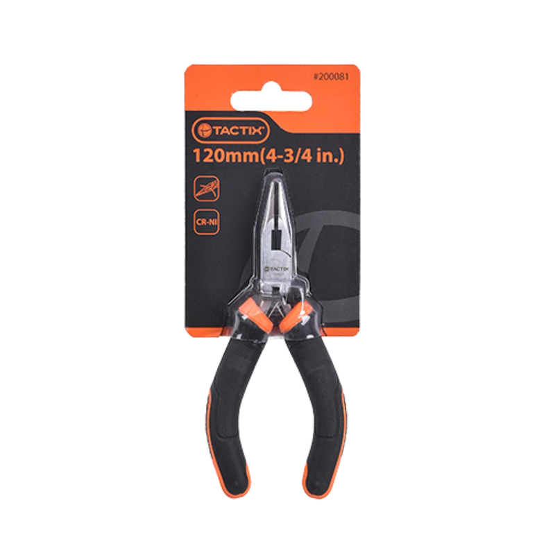 ALICATE TACTIX # 200081 REFORZADO PUNTA LARGA 4.3/4"(OF)