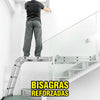 ESCALERA MULTIPROPOSITO ALUMINIO 12 PELDAÑOS 150 KG