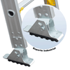 ESCALERA TELESCOPICA ALUMINIO 28 PELDA OS 150 KG MAGNA