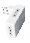 Adaptador Triple salvaespacio Blanco