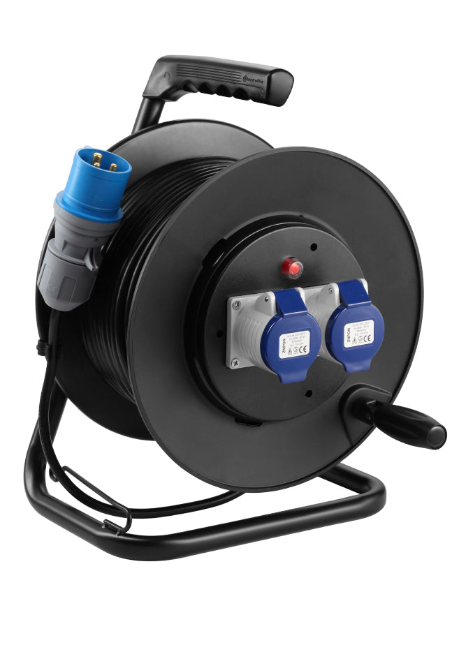 Carrete industrial 2xCEE 40 mts Negro