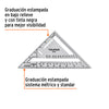 ESCUADRA DE ALUMINIO TRUPER PARA MURO DE YESO 7" ET-7A (15131)