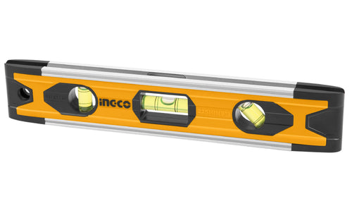 NIVEL TORPEDO INGCO ALUMINIO MAG. 22.5CM 3 AGUAS #HMSL01030