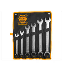 LLAVE PUNTA Y CORONA INGCO C/CHICHARRA 19-32MM JGO 6PZAS #HKSPAR1061