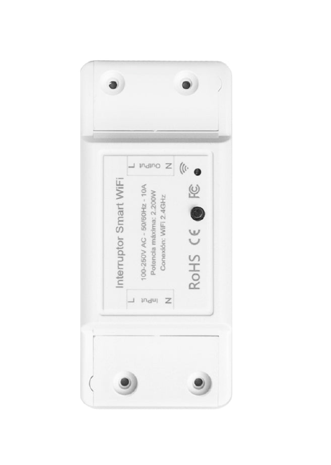 Interruptor inteligente de embutir Blanco