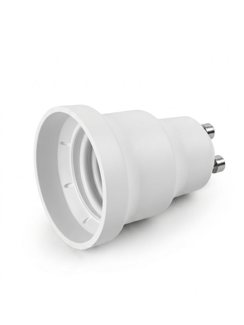 Adaptador rosca E27 a GU10 Blanco