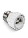 Adaptador rosca GU10 a E27 Blanco
