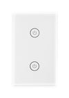 Smart Interruptor inteligente de embutir 2 pos touch Blanco
