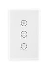 Smart Interruptor inteligente de embutir 3 pos touch Blanco
