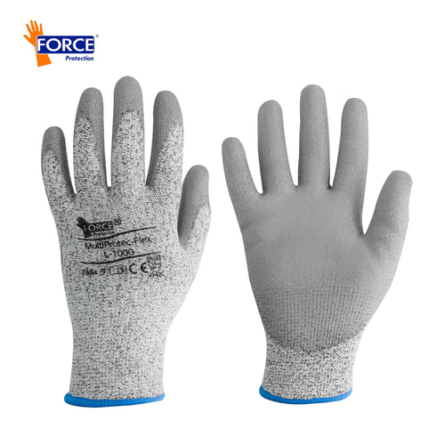 GUANTE MULTI-PROTEC FLEX NITRIL L-1000 GRIS 9