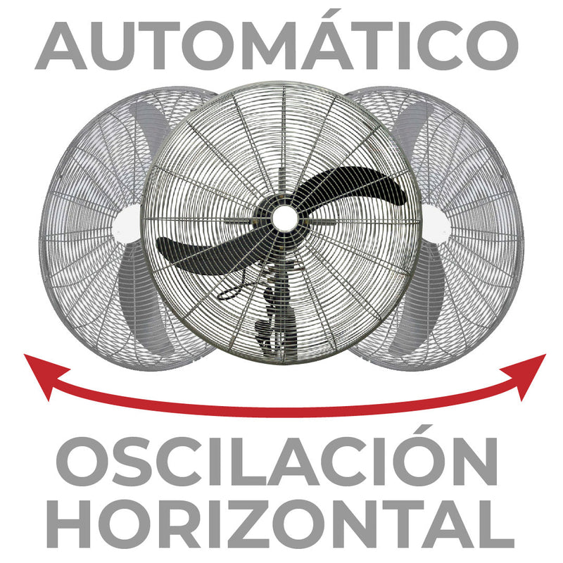 VENTILADOR INDUSTRIAL DE PARED 30 PULGADAS