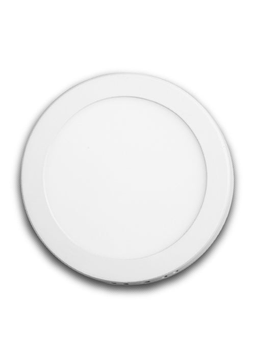 PL led redondo sobrepuesto,  luz calida, 12W