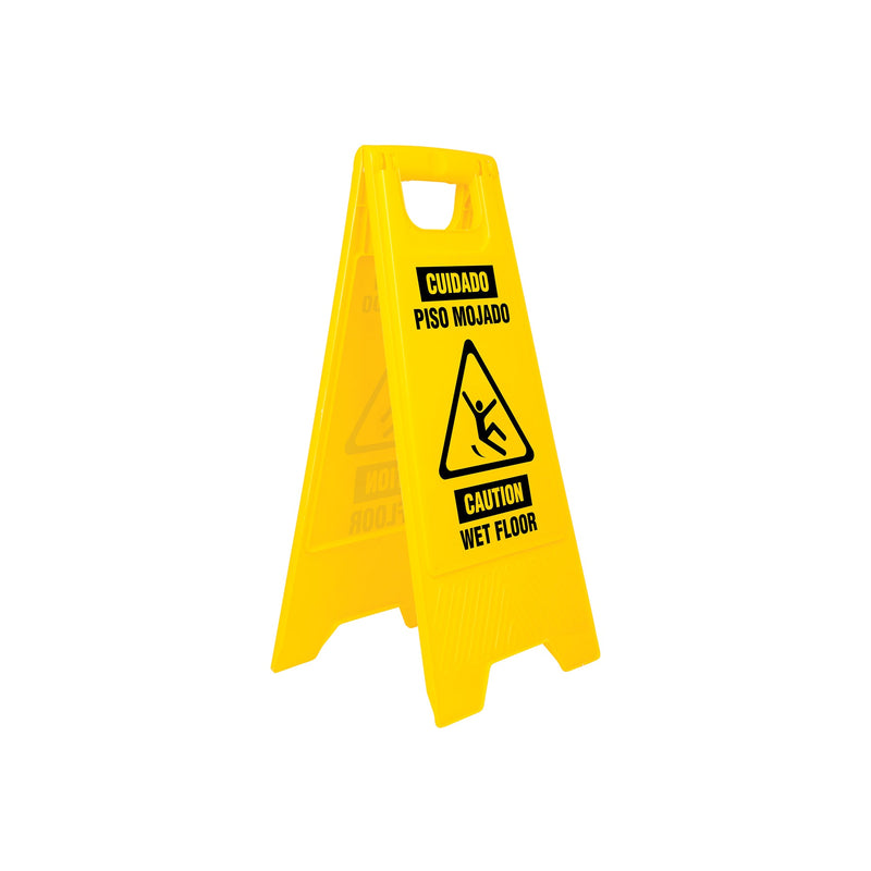 SEÑALETICA TRUPER PISO MOJADO PLEGABLE ALTURA 62 CM. # RESBA-60P (23020)
