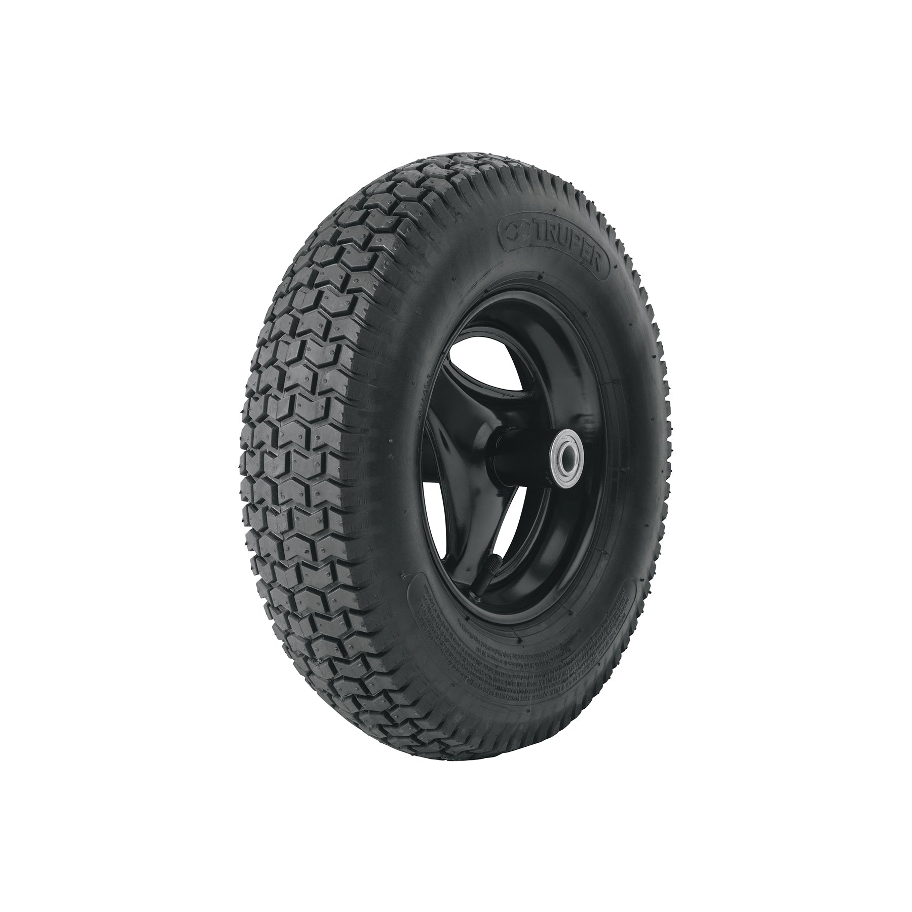 RUEDA P/CARRETILLA COMPLETA TRUPER REFORZADA 16" X 4"# RN (11852)