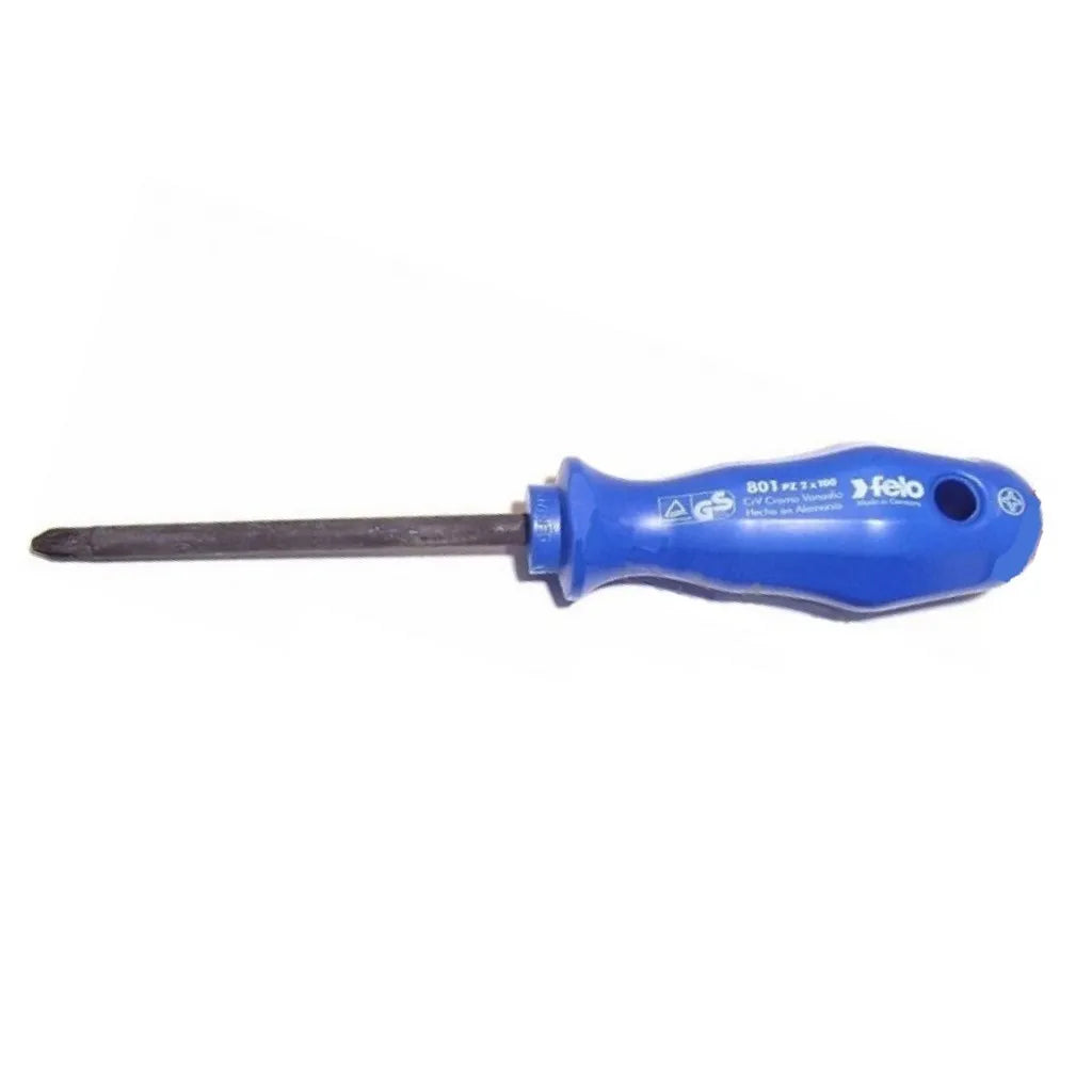 Destornill.cruz pz1 4.5x80mm m/azul (90110210) - FELO