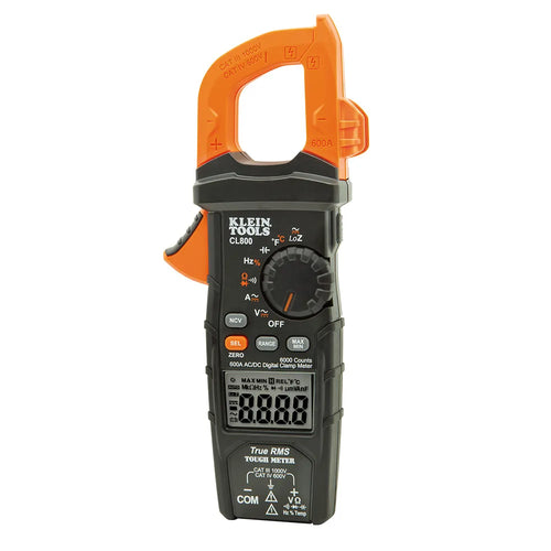 Amperimetro de tenaza 600a ac/dc (cl800) - KLEIN TOOLS