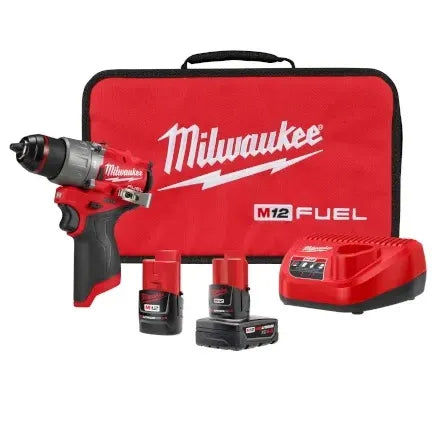 TALADRO ATORNILLADOR PERCUTOR 1/2 BATERIA M12 FUEL (3404-22) MILWAUKEE